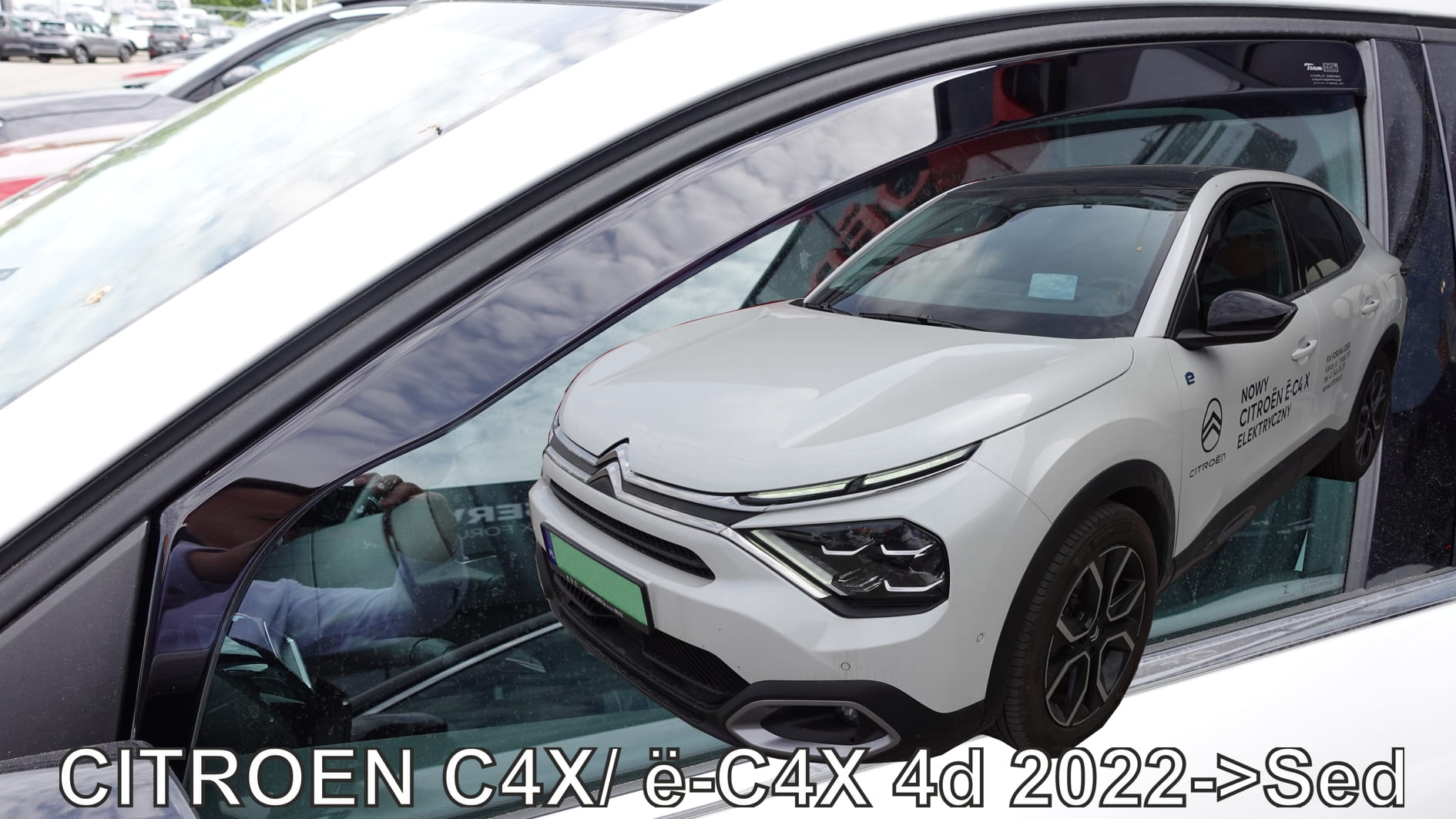 Citroen C4 /c4e 5d 2020+ Φιμέ Ανεμοθραύστες Heko Σετ 2τμχ 1 Citroen C4 C4E 5D 2020 Φιμέ Ανεμοθραύστες Heko Σετ 2τμχ