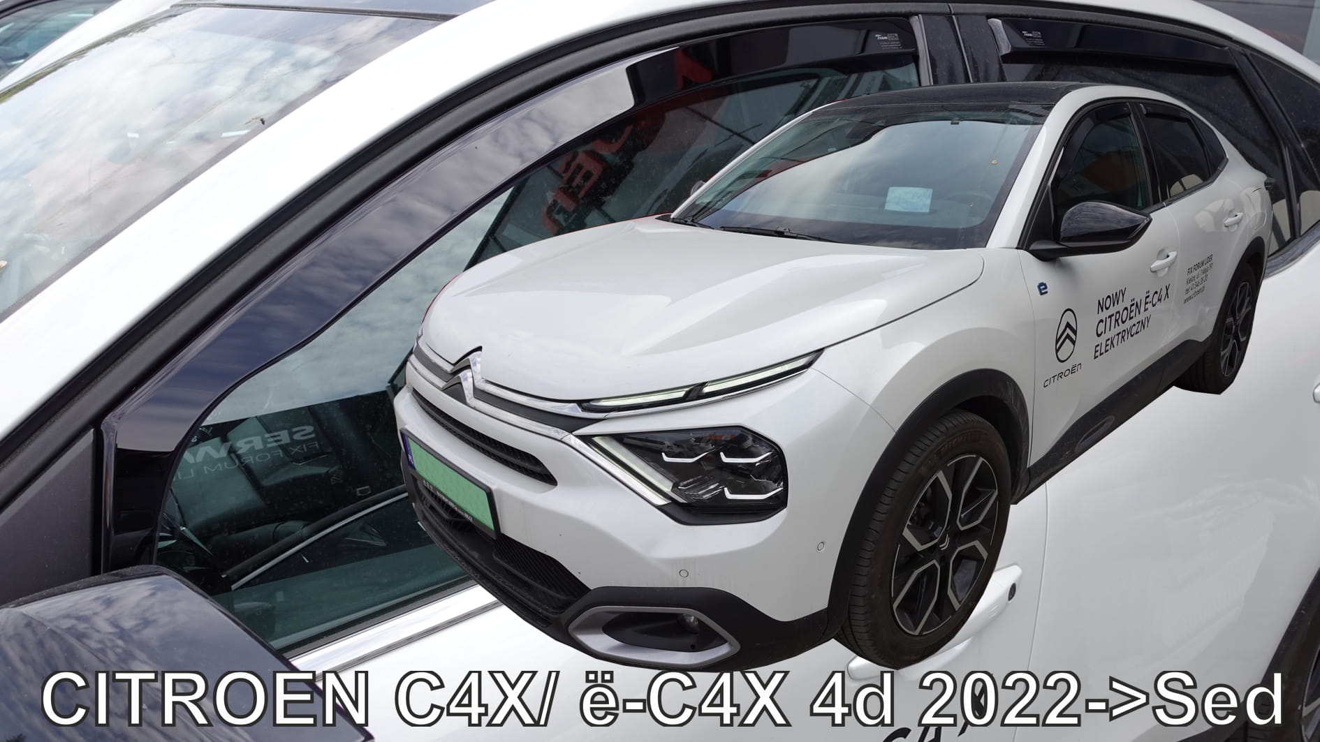 Citroen C4 /c4e 5d 2020+ Φιμέ Ανεμοθραύστες Heko Σετ 4τμχ για Μπρος-Πίσω Παράθυρα 1 Citroen C4-C4E 5D 2020+ Φιμέ Ανεμοθραύστες Heko Σετ 4τμχ για Μπρος-Πίσω Παράθυρα