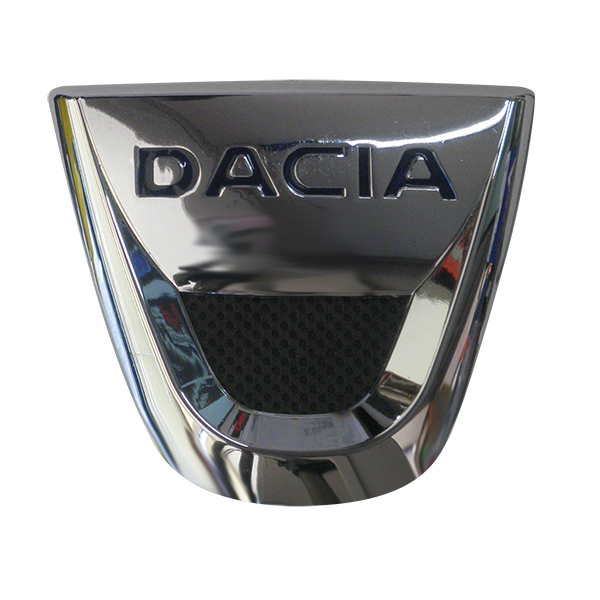 Σήμα Καπώ Κουμπωτό Χρωμίου Dacia Διαστάσεις 11,9x13,7cm Americat 1 DACIA1