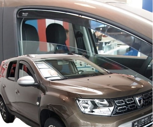 Ανεμοθραύστες Dacia Duster Ii 5d 2018-2024 Φιμέ της Heko Σετ 4τμχ 13116 Μπρος-Πίσω Παράθυρα 1 Dacia Duster 2 5d 2018 heko 2tmx 1