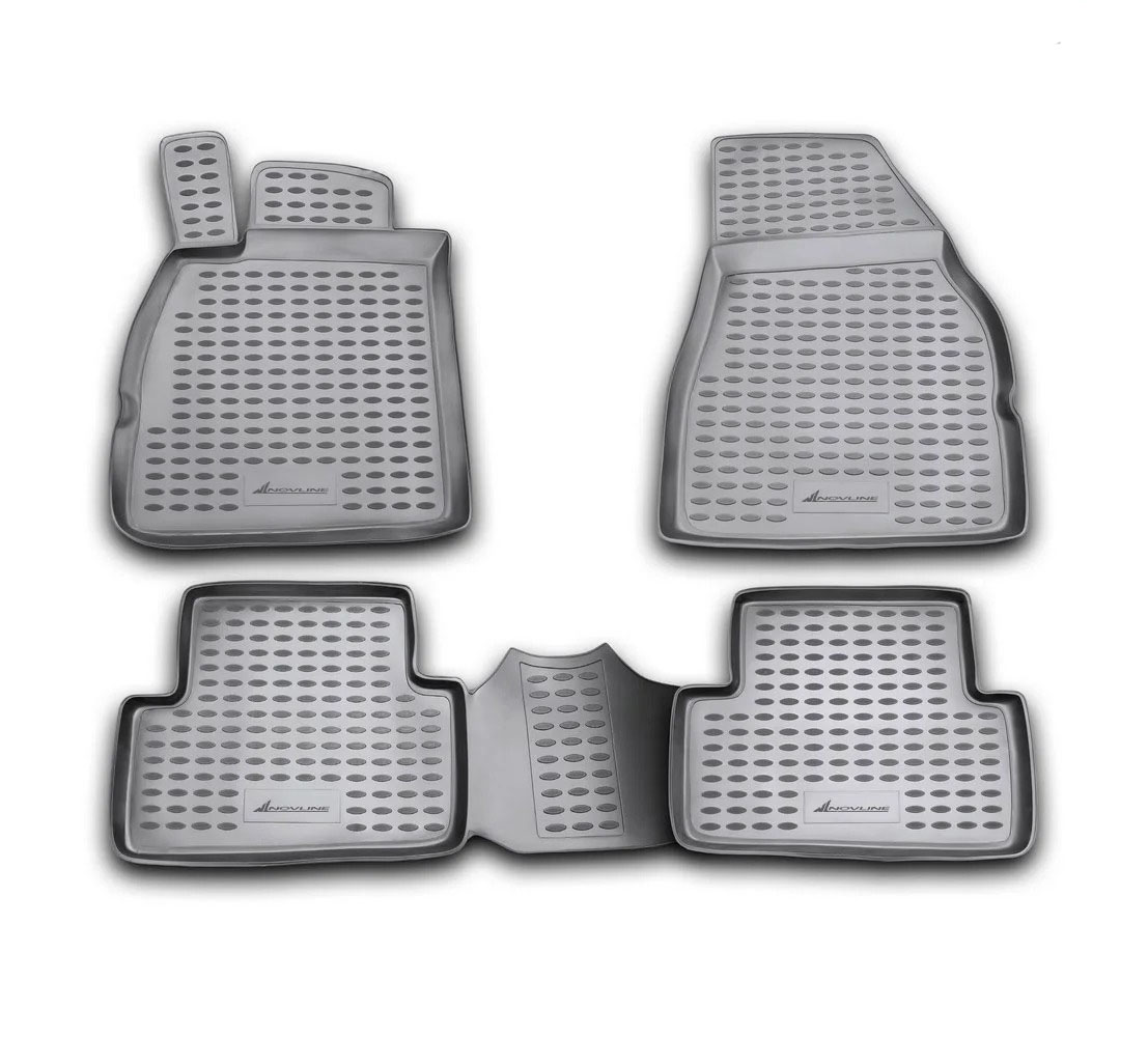 Renault Megane Ii 10/2002-10/2008 Λαστιχένια Πατάκια Σετ 4τμχ Μαύρα Novline 1 EXP.NLC .41.07.210.wm.b848b45