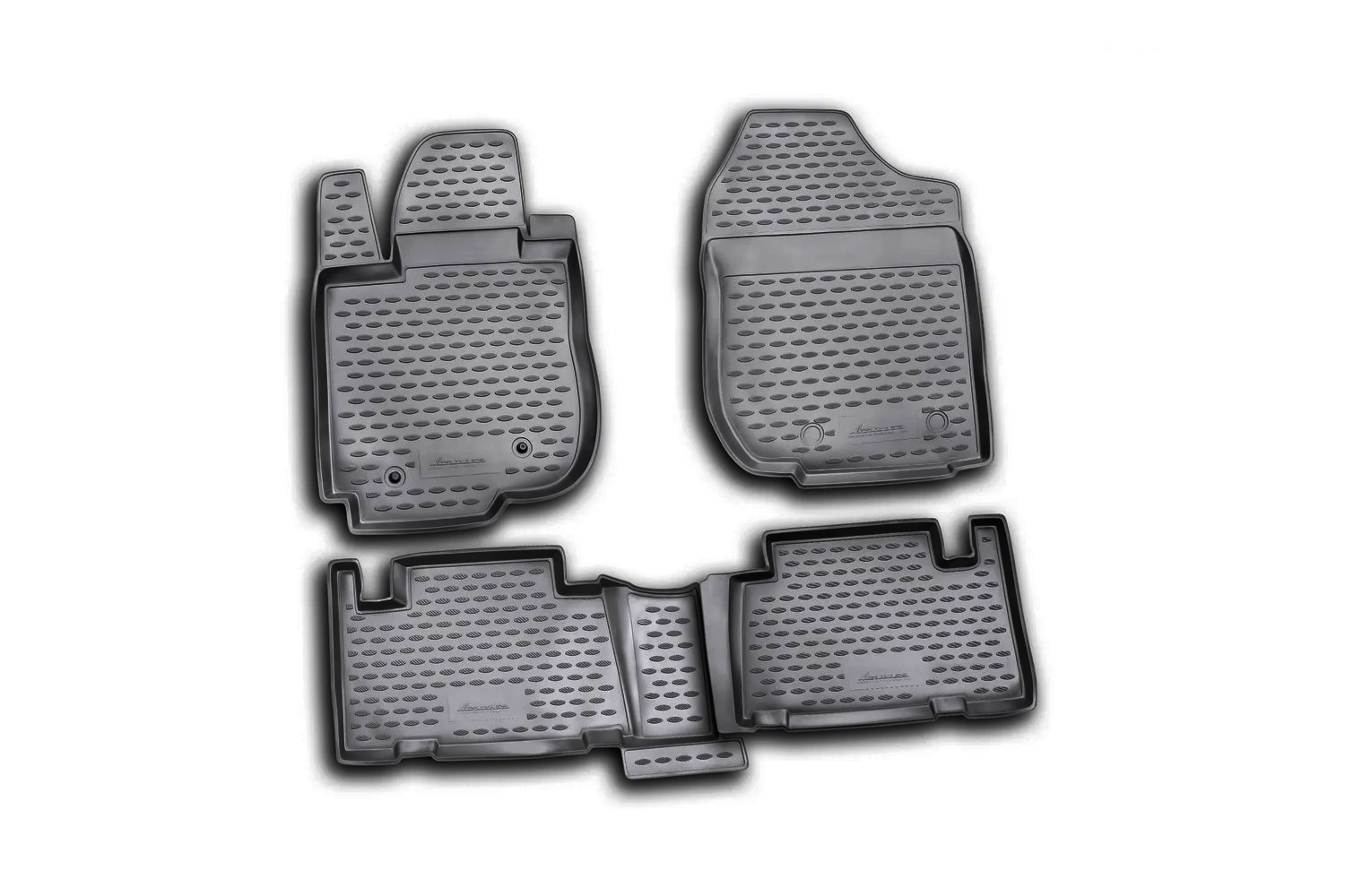 Toyota Rav4 2010+ Λαστιχένια Πατάκια Σετ 4τμχ Μαύρα Novline 1 EXP.NLC .48.46.210