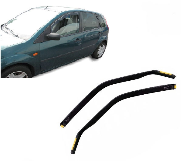 Ανεμοθραύστες Ford Fiesta Mk5 5D 2002-2008 Φιμέ της Heko Σετ 2τμχ 15253 1 Ford Fiesta Mk5 5D 2002 2008 heko