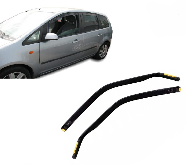 Ford Focus C-max 5d 2003-2010 Φιμέ Ανεμοθραύστες Heko Σετ 2τμχ (tp) 1 Ford Focus C Max 5D 2003 2010 heko