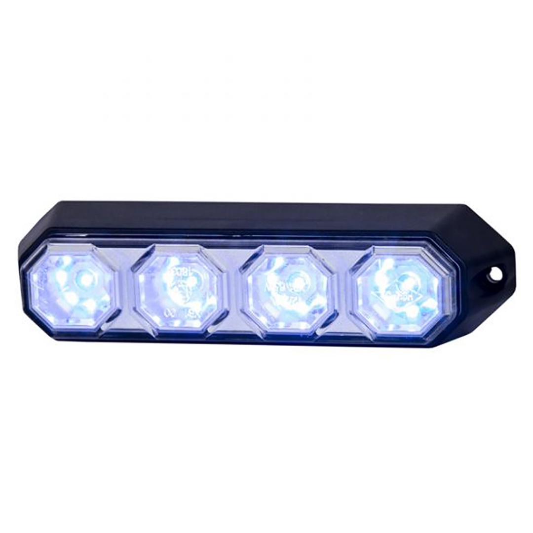 Horpol Φως Προειδοποίησης 12/24v Hor78 6w 4led 143x35mm Μπλε 1 HO LDO2260 1