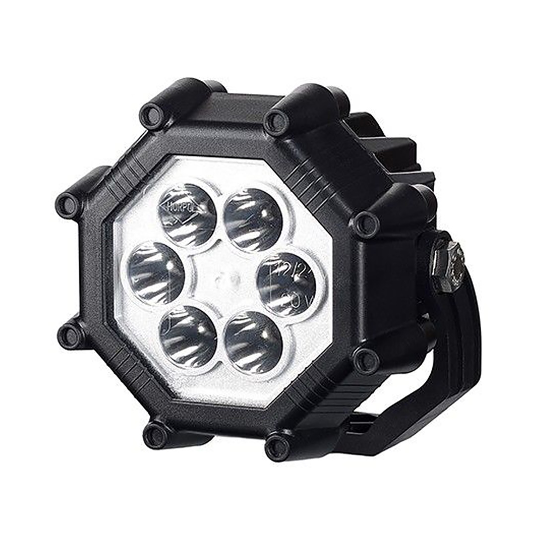 Horpol Προβολέας Εργασίας (Σποτ) 12/24v Hor73 40w 3000lm 6led οκτάγωνος 107x81mm 1 HO LRD2138 1