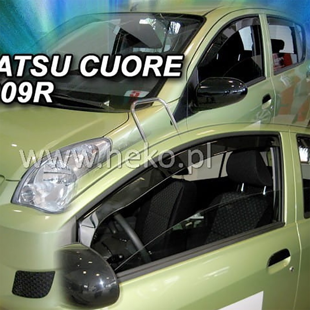 Daihatsu Cuore 7 5d 2007+ Φιμέ Ανεμοθραύστες Heko Σετ 2τμχ 1 HUIEF