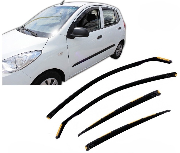 Hyundai I10 5d 2007-2013 Φιμέ Ανεμοθραύστες Heko Σετ 4τμχ για Μπρος-Πίσω Παράθυρα 1 Hyundai I10 5d 2007 2013 ανεμοθραύστες 4 τεμ Heko