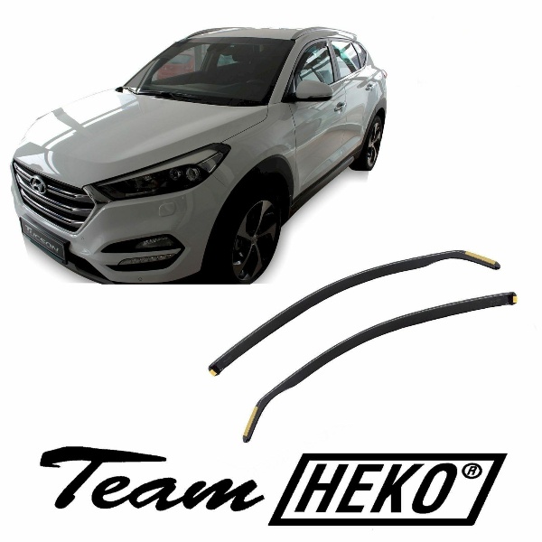 Hyundai Tucson 5d 2015-2020 Φιμέ Ανεμοθραύστες Heko Σετ 2τμχ (tp) 1 Hyundai Tucson 5D 2015 2020 ανεμοθραύστες 2 τεμ heko