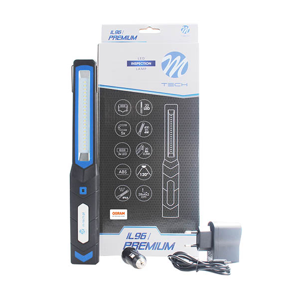 Φακός Εργασίας Premium Osram 3+20led 20+400lm 2 Λειτουργιών 280x40x20mm M-tech 1 IL96
