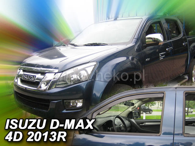 Isuzu D-max 2/4d 2012+ Φιμέ Ανεμοθραύστες Heko Σετ 2τμχ (tp) 1 Isuzu D Max 2 4D 2012 ανεμοθραύστες 2 τεμ heko