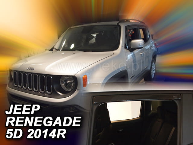 Ανεμοθραύστες Jeep Renegade 5D 2014+ Φιμέ Heko Σετ 4τμχ 19127 1 Jeep Renegade 5D 2014 Φιμέ Ανεμοθραύστες Heko Σετ 4τμχ 19127