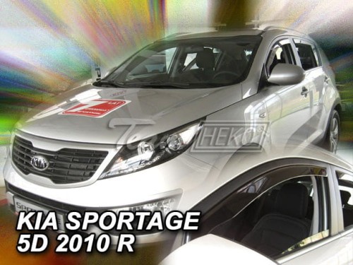 Kia Sportage 5d 2010-2015 Φιμέ Ανεμοθραύστες Heko Σετ 2τμχ 1 KIA Sportage 5D 2010 2015 anemothraustes 4 tem heko 2
