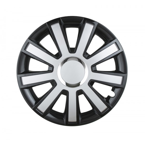 Τάσια 14 Inch Μαύρα-Ασημί Σετ 4τμχ Amio 1 L07100 600x600 1