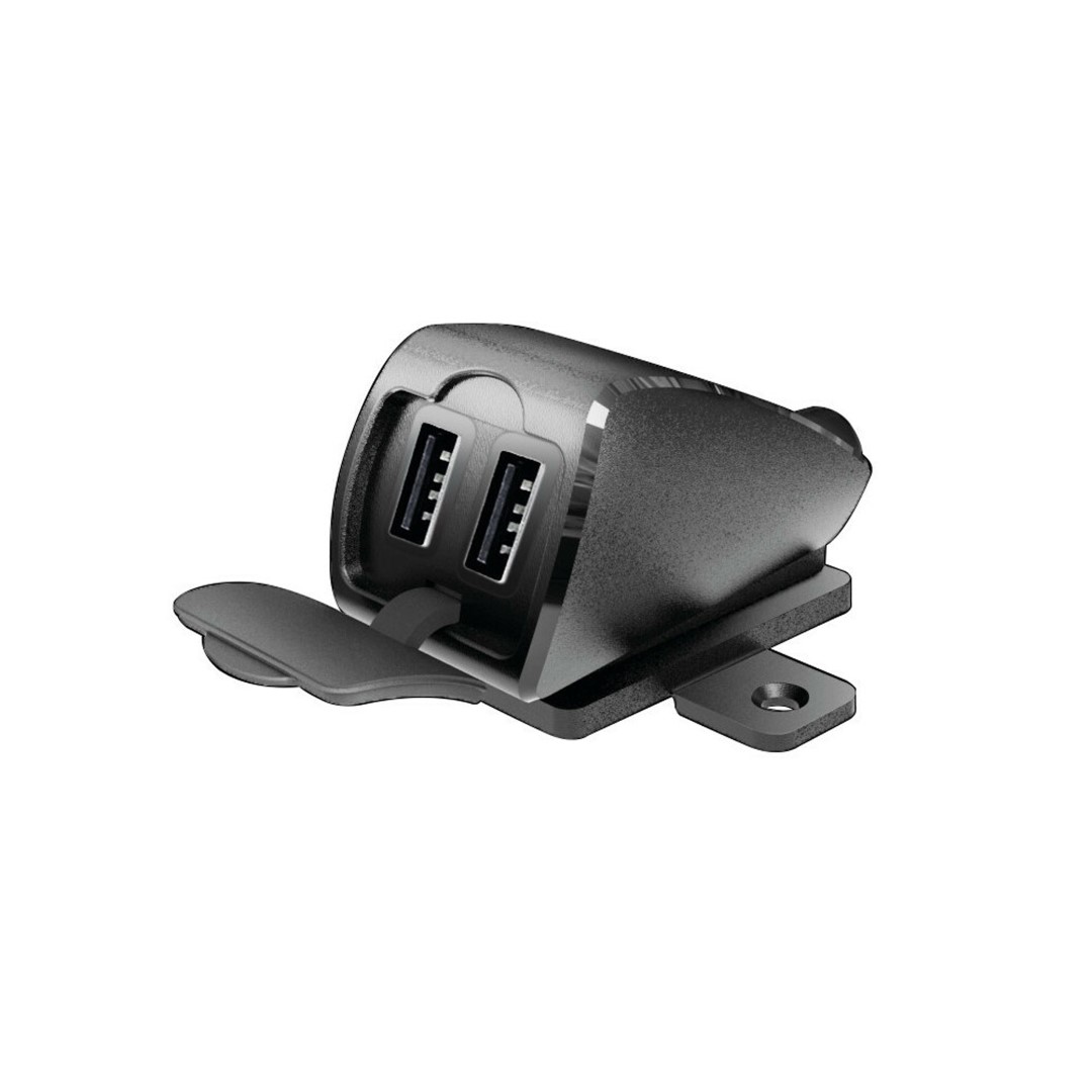 Lampa Φορτιστής Usb Διπλός Trek 2 12/24v 5400ma με Βάση Στήριξης Βιδωτή και Καλώδιο 150cm Αδιάβροχος 1 L38827T 1