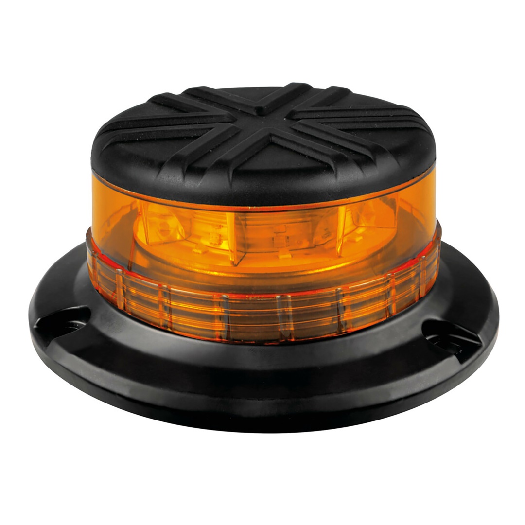 Φάρος Περιστρεφόμενος με Ίσια Βάση 8led Rl-14 9-32v 3 Λειτουργιών Βιδωτός Πορτοκαλί 110x75mm Lampa 1 L72918 1