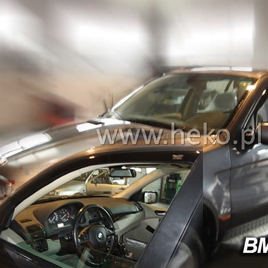 Bmw X5 5d E53 1999-2006 Φιμέ Ανεμοθραύστες Heko Σετ 2τμχ 1 M
