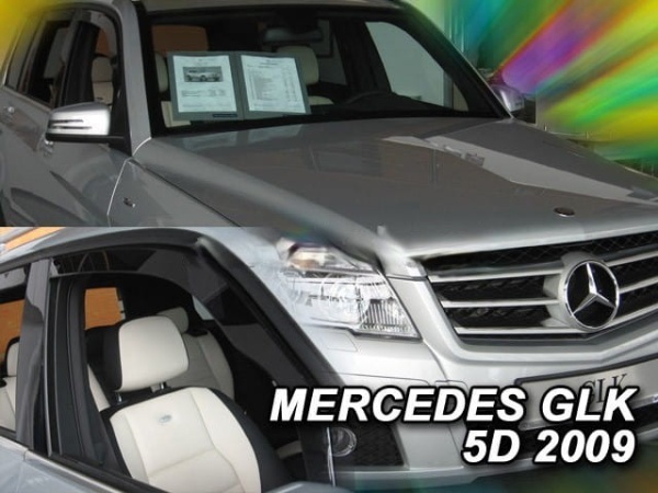Mercedes Glk X204 5d 2008-2015 Φιμέ Ανεμοθραύστες Heko Σετ 2τμχ 1 Mercedes GLK X204 5D 2008 2015 anemothraustes 4 tem heko