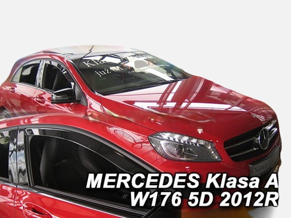 Ανεμοθραύστες Mercedes Class A W176 5D 2012-2018 Φιμέ Heko Σετ 4τμχ 23282 1 Mercedes Class A W176 5D 2012 2018 ανεμοθραύστες Heko 4 tem 1
