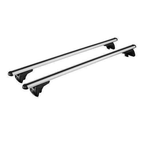 Nordrive Μπάρες Οροφής (Μ) 120cm In Rail Steel Αλουμινίου 2τχμ με Κλειδαριές για Οχήματα με Flush Railing 1 N15055