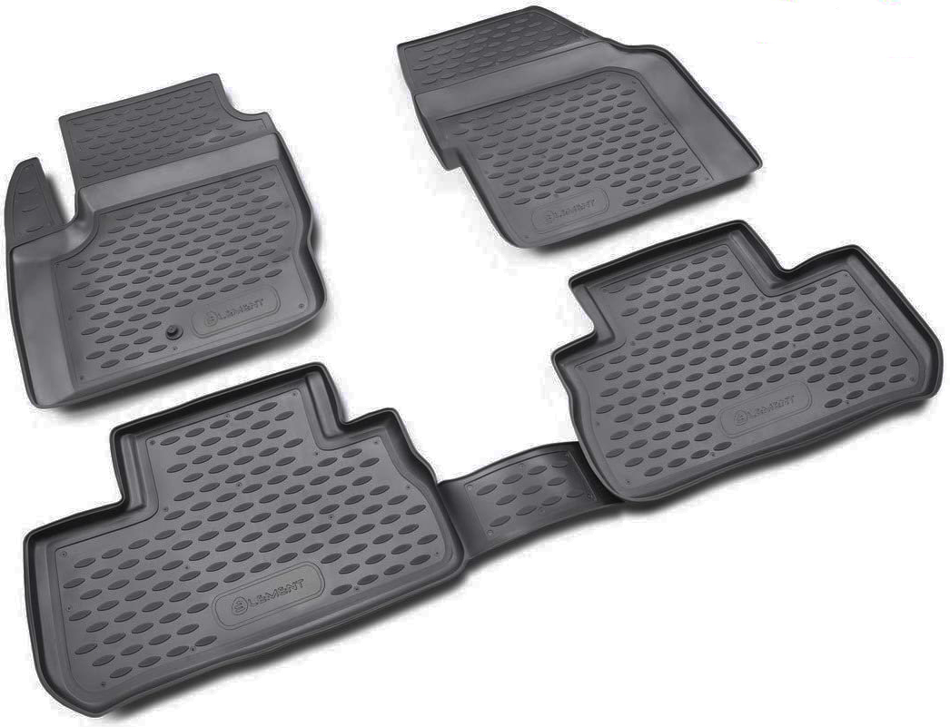 Land Rover Freelander 2007-2013 Λαστιχένια Πατάκια Σετ 4τμχ Μαύρα Novline 1 NLC.28.02.210