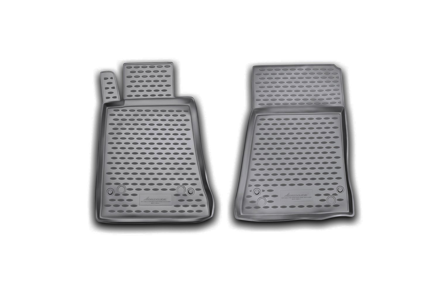 Mercedes Slk R171 04/2004-01/2011 Λαστιχένια Πατάκια Σετ 4τμχ Μαύρα Novline 1 NLC.34.13.210KN