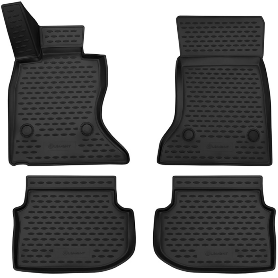 Bmw Σειρά 5 F10 2010-2013 Λαστιχένια Πατάκια Σετ 4τμχ Μαύρα Novline 1 NLC.3D.05.32.210K
