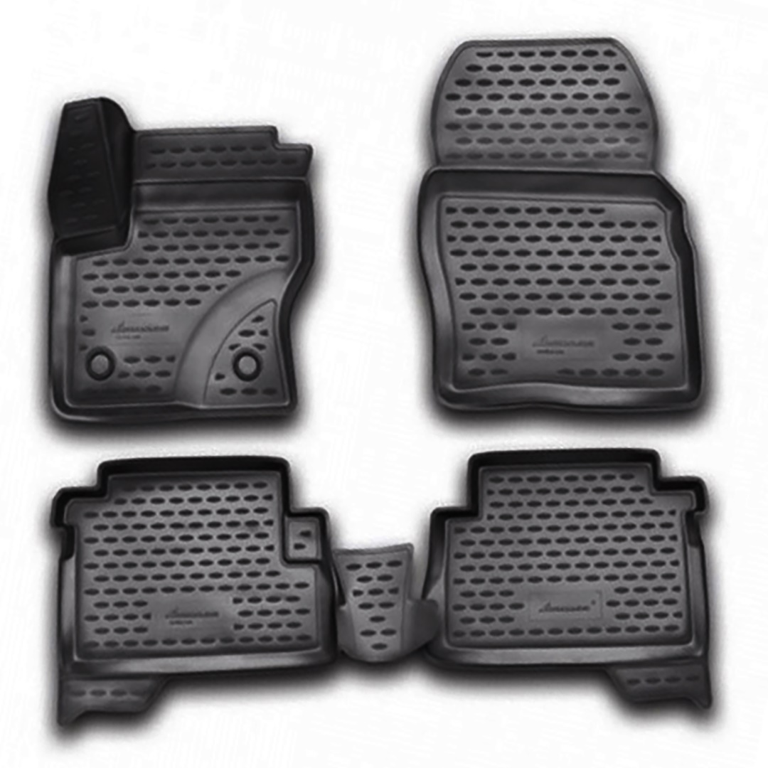 Ford Kuga 5d 03/2013-10/2016 Λαστιχένια Πατάκια Σετ 4τμχ Γκρι Novline 1 NLC.3D16.42.211KG