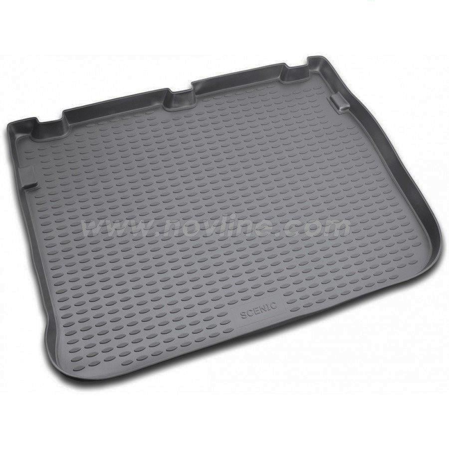 Renault Scenic Ii 06/2003-04/2009 Λαστιχένιο Πατάκι για Πορτ Μπαγκάζ Μαύρο Novline 1 NLC.41.09.B14