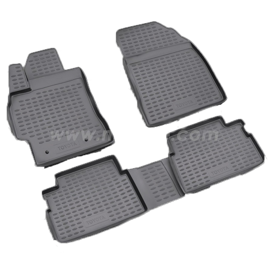 Toyota Auris 04/2007-2013 Λαστιχένια Πατάκια Σετ 4τμχ Μαύρα Novline (tp) 1 NLC.48.16.210KN