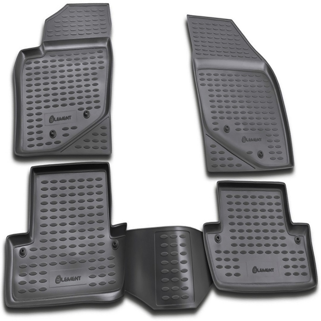 Volvo S60 10/2000-08/2010 Λαστιχένια Πατάκια Σετ 4τμχ Ανθρακί/Σκούρο Γκρι Novline 1 NLC.50.03.211