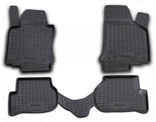 Λαστιχένια Πατάκια Vw Golf 5 11/2003-10/2008 Σετ 4τμχ Μαύρα Novline NLC.51.05.210/NV 1 NLC.51.05.210