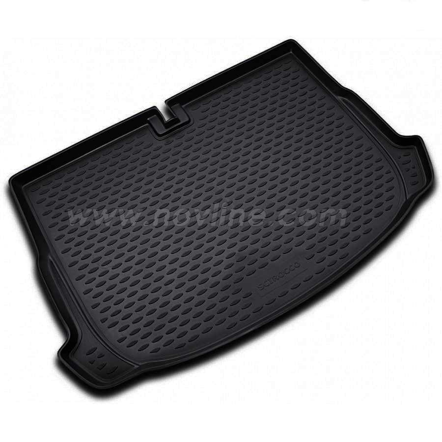 Vw Scirocco 10/2008+ Λαστιχένιο Πατάκι για Πορτ Μπαγκάζ Μαύρο Novline 1 NLC.51.27.B16
