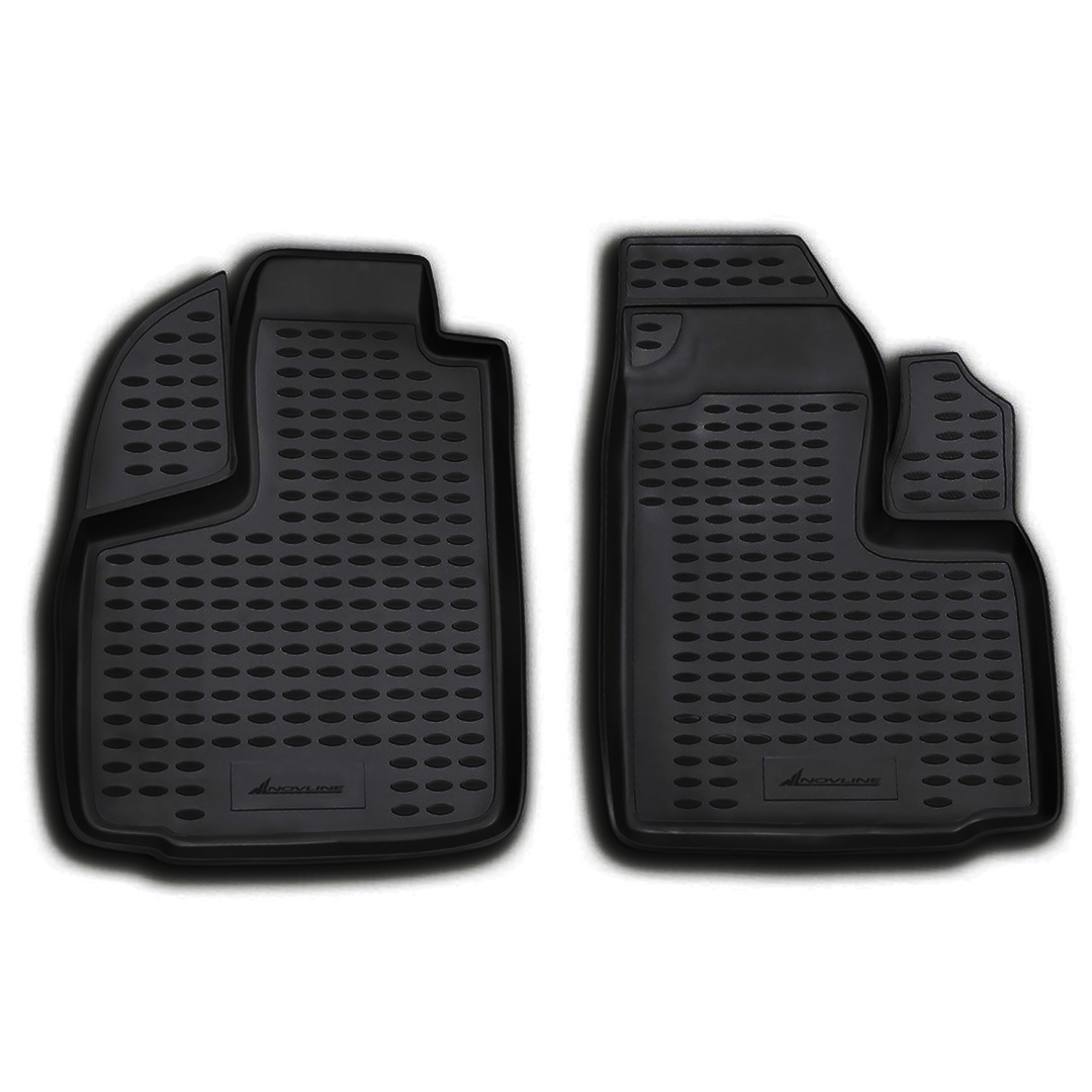 Fiat Doblo Cargo 2001+ Λαστιχένια Πατάκια Σετ 2τμχ Μαύρα Novline 1 NLC1508210