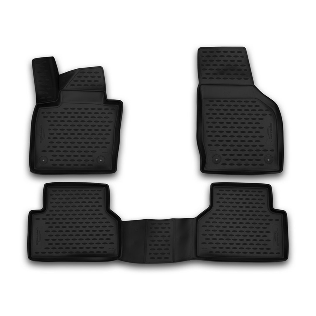 Audi Q3 02/2015-12/2018 Λαστιχένια Πατάκια Σετ 4τχμ Μαύρα Novline (tp) 1 NV00027