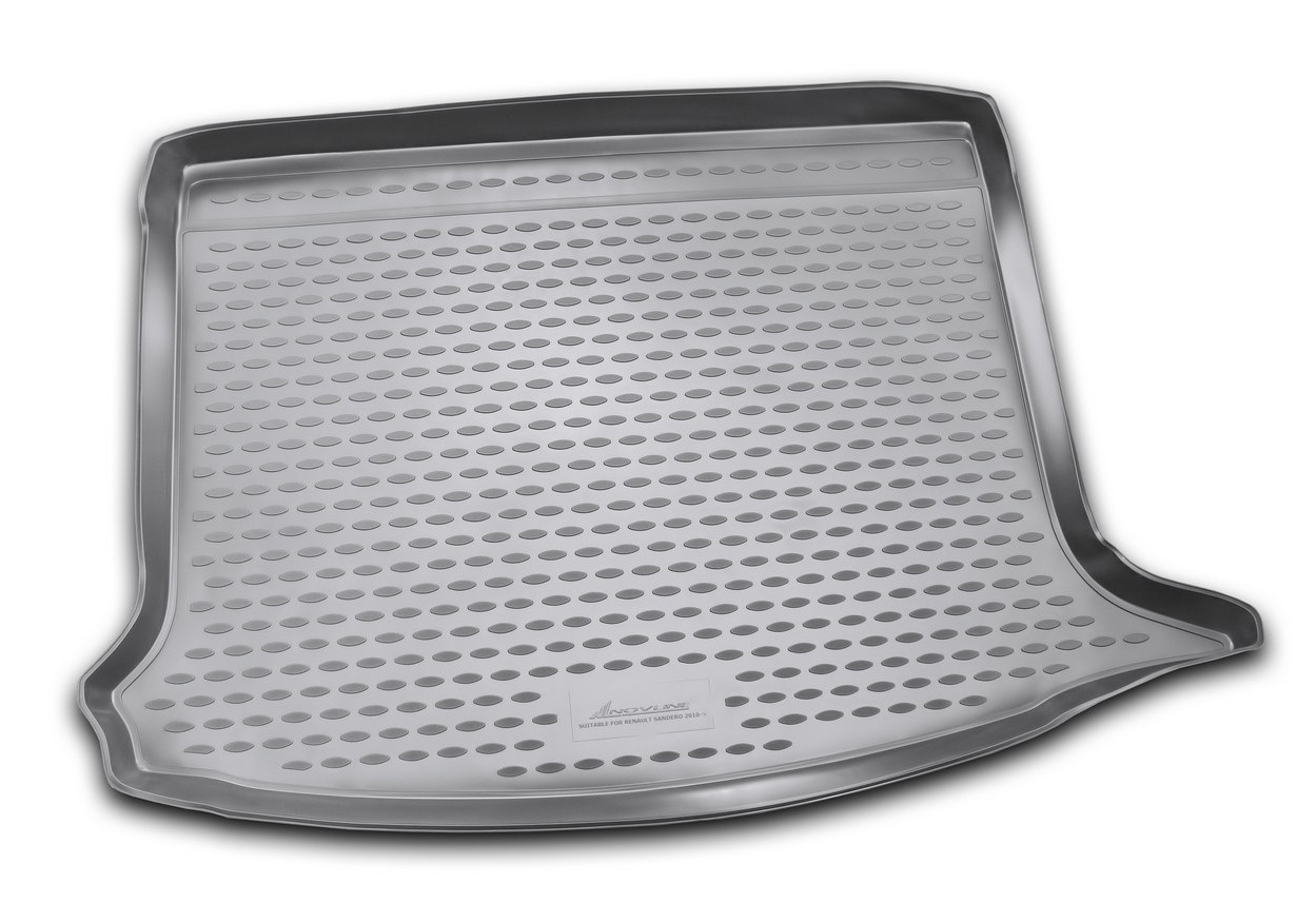 Dacia Sandero 9/2008-12/2012 Λαστιχένιο Πατάκι για Πορτ Μπαγκάζ Ανθρακί/Σκούρο Γκρι Novline 1 NV00791 S 01 @