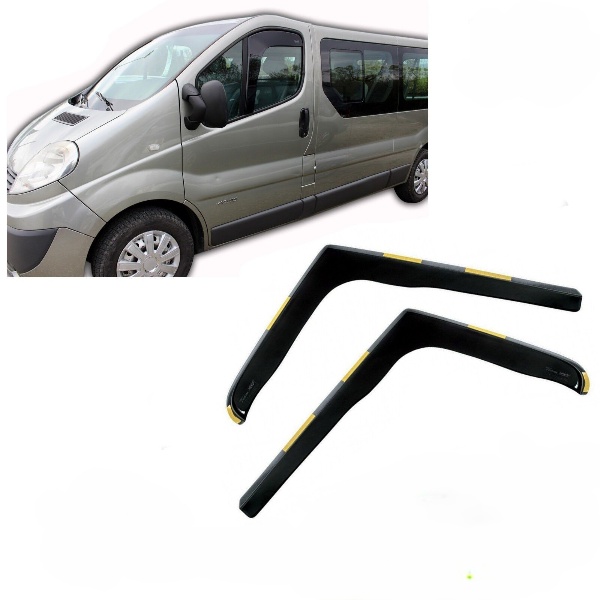 Opel Vivaro 2001-2014 /renault Traffic 2001-2014 Φιμέ Ανεμοθραύστες Heko Σετ 2τμχ 1 Opel Vivaro 2001 2014 ανεμοθραύστες 2τεμ 1