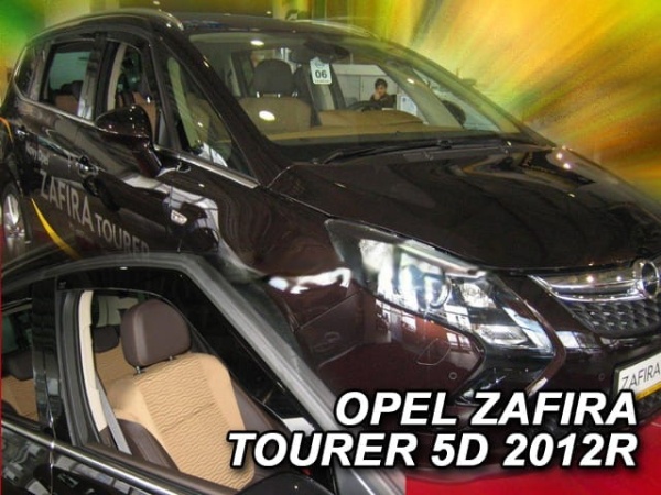 Opel Zafira Tourer (c) 5d 2012-2019 Φιμέ Ανεμοθραύστες Heko Σετ 4τμχ για Μπρος-Πίσω Παράθυρα 1 Opel Zafira Tourer C 5D 2012 2019 anemothraustes 4 tem heko