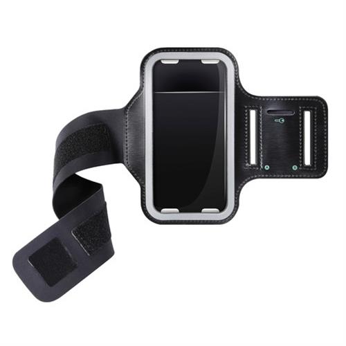 Lampa Θήκη Κινητού Χειρός L Max 5,5 Inch Μαύρη με Ελαστικό Ιμάντα και Velcro 1 P16154 S 01