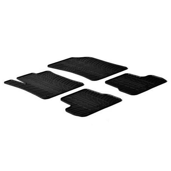Citroen C3 11/2009-10/2016 με Κουμπώματα Λαστιχένια Πατάκια Σετ 4τμχ Lampa (tp) 1 PROD 121791DET0 1