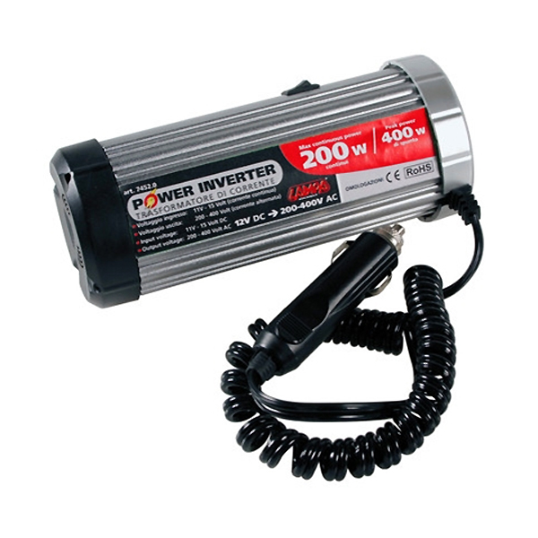 Inverter Μετατροπέας Ρεύματος από 12v Dc σε 220v Ac Max Power 200w - Peak Power 400w Lampa 1 PROD 7759DET0 1