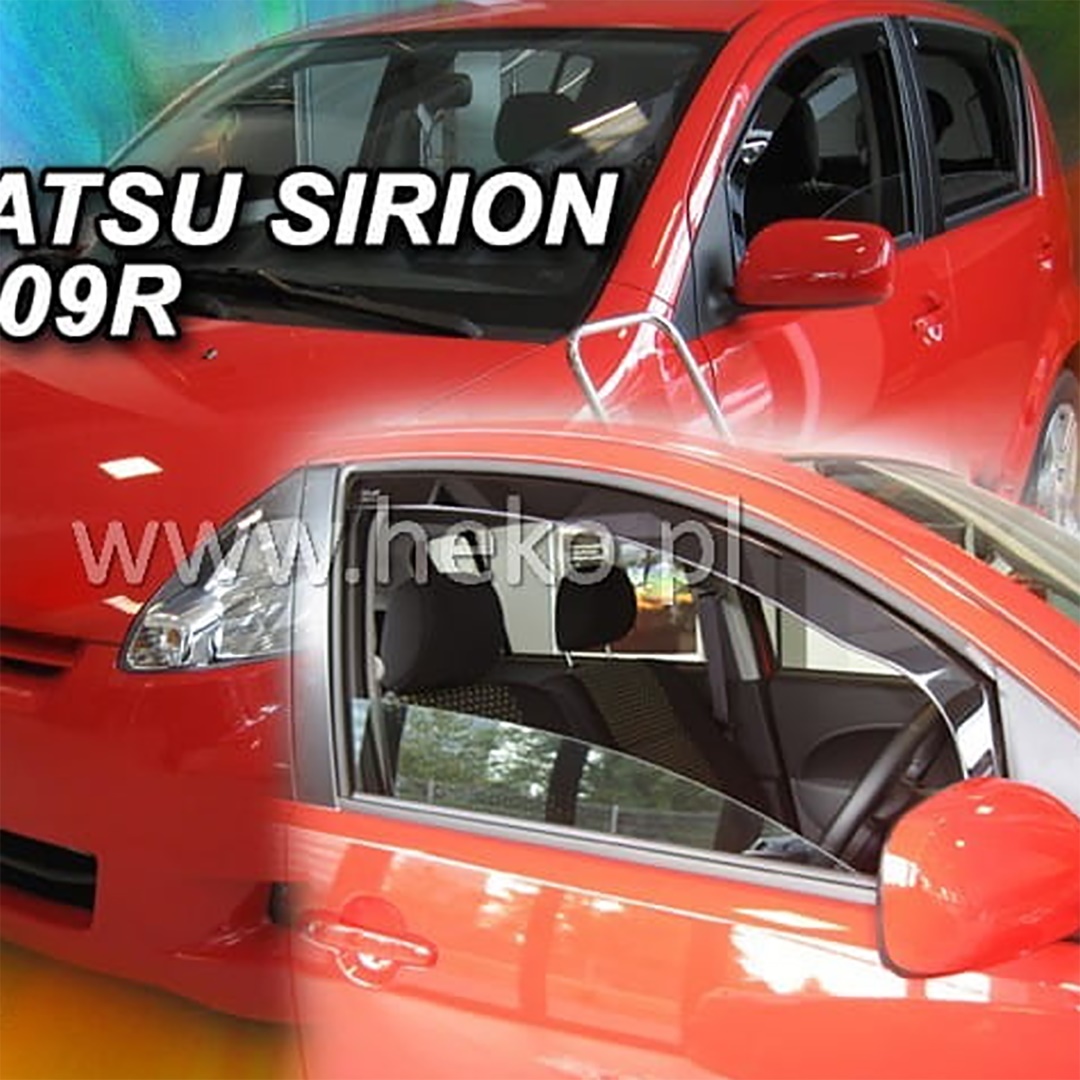 Daihatsu Sirion 5d 2005+ Φιμέ Ανεμοθραύστες Heko Σετ 2τμχ 1 SEKO