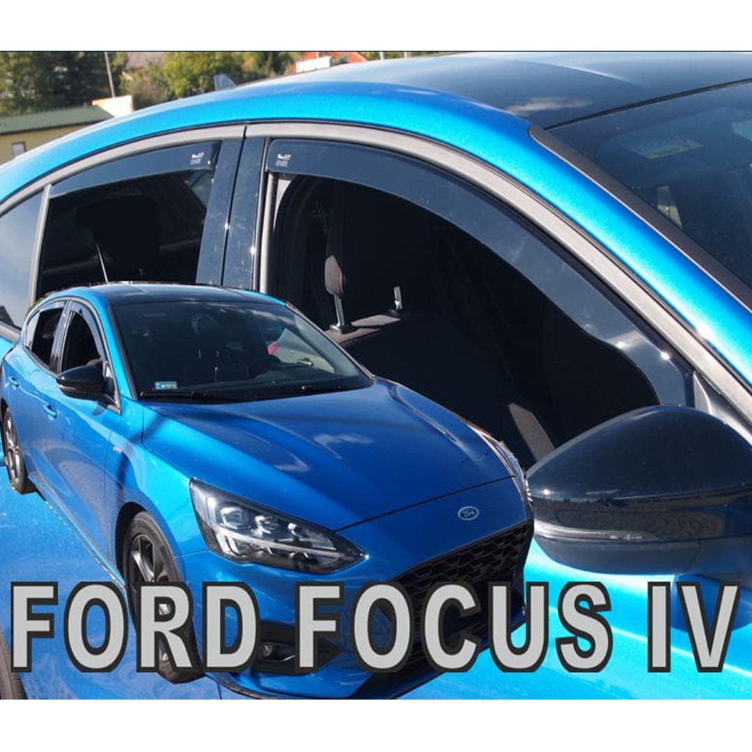 Ford Focus Mk4 5d Hb 2018+ Φιμέ Ανεμοθραύστες Heko Σετ 4τμχ για Μπρος-Πίσω Παράθυρα 1 SET15330 1