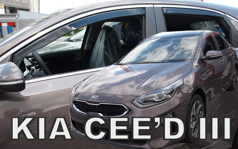 Kia Ceed 5d Htb 2017+ Φιμέ Ανεμοθραύστες Heko Σετ 4τμχ για Μπρος-Πίσω Παράθυρα 1 SET20183
