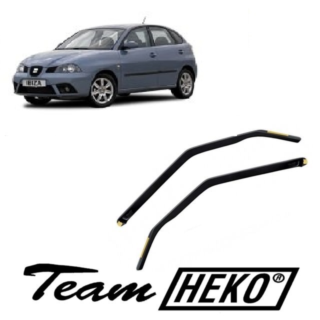 Ανεμοθραύστες για Seat Ibiza / Cordoba 4D/5D 2002-2008 Φιμέ της Heko Σετ 2τμχ 28226 1 Seat Ibiza Cordoba 4d 5d 2002 2008 anemothrastes 2 tem heko