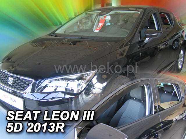 Ανεμοθραύστες Seat Leon III 5D 2013-2020 Φιμέ της Heko Σετ 4τμχ 28239 1 Seat Leon III 5D 2013 2020 Φιμέ Ανεμοθραύστες Heko Σετ 4τμχ για Μπρος Πίσω Παράθυρα