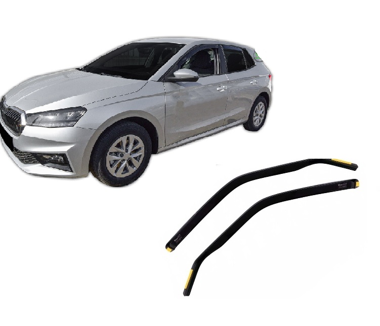 Ανεμοθραύστες Skoda Fabia 5d Htb 2021+ Φιμέ για Μπρος - Πίσω Παράθυρα Σετ 4τμχ Heko 1 Skoda Fabia 5D Htb 2021 ανεμοθραύστες 4τμχ heko