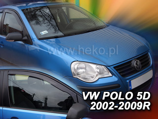 Ανεμοθραύστες VW Polo 5D 2002-2009 Φιμέ Heko Σετ 2τμχ 31138 1 VW Polo 5D 2002 2009 Φιμέ Ανεμοθραύστες Heko Σετ 2τμχ 31138