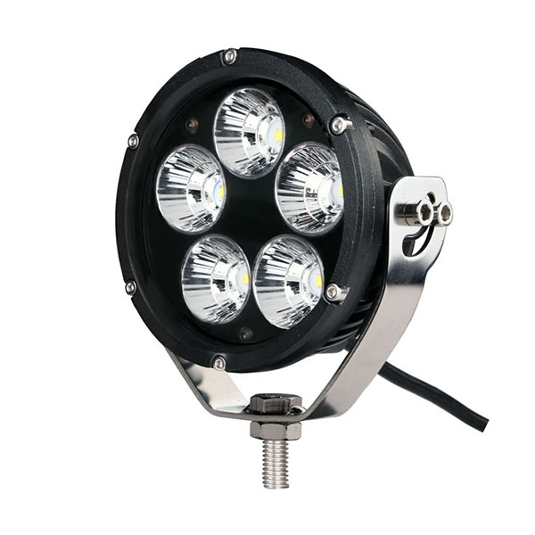 M-tech Προβολέας Led Driving Μαύρος 10-32v 50w 3500 Lm 5 Cree Led Στρογγυλό Σ 110 X 110 X 64 Mm 1 WLC101