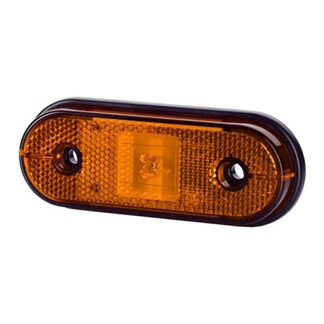 M-tech Φως Όγκου Ανακλαστικό Ld633 12/24v 1led Horpol Πορτοκαλί (11,2 X 4 Cm) -1τχμ 1 WMLHOR633M